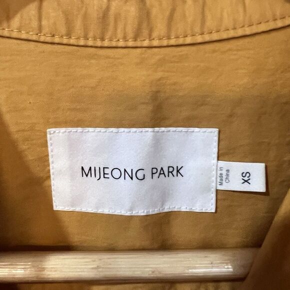 Mijeong Park mustard yellow tunic button up Medium - Picture 5 of 11